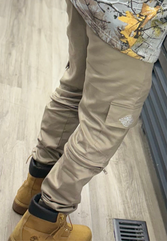 Rogue Empire Convertible Utility Cargo Pants – Tan