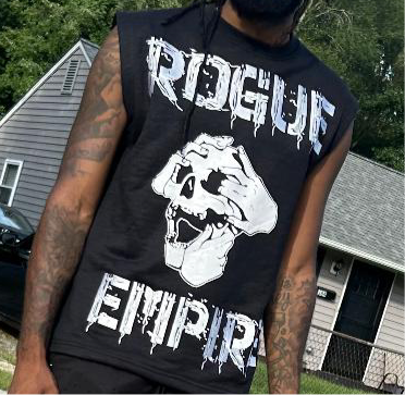 Rogue Empire Black Half-Sleeve Street Tee