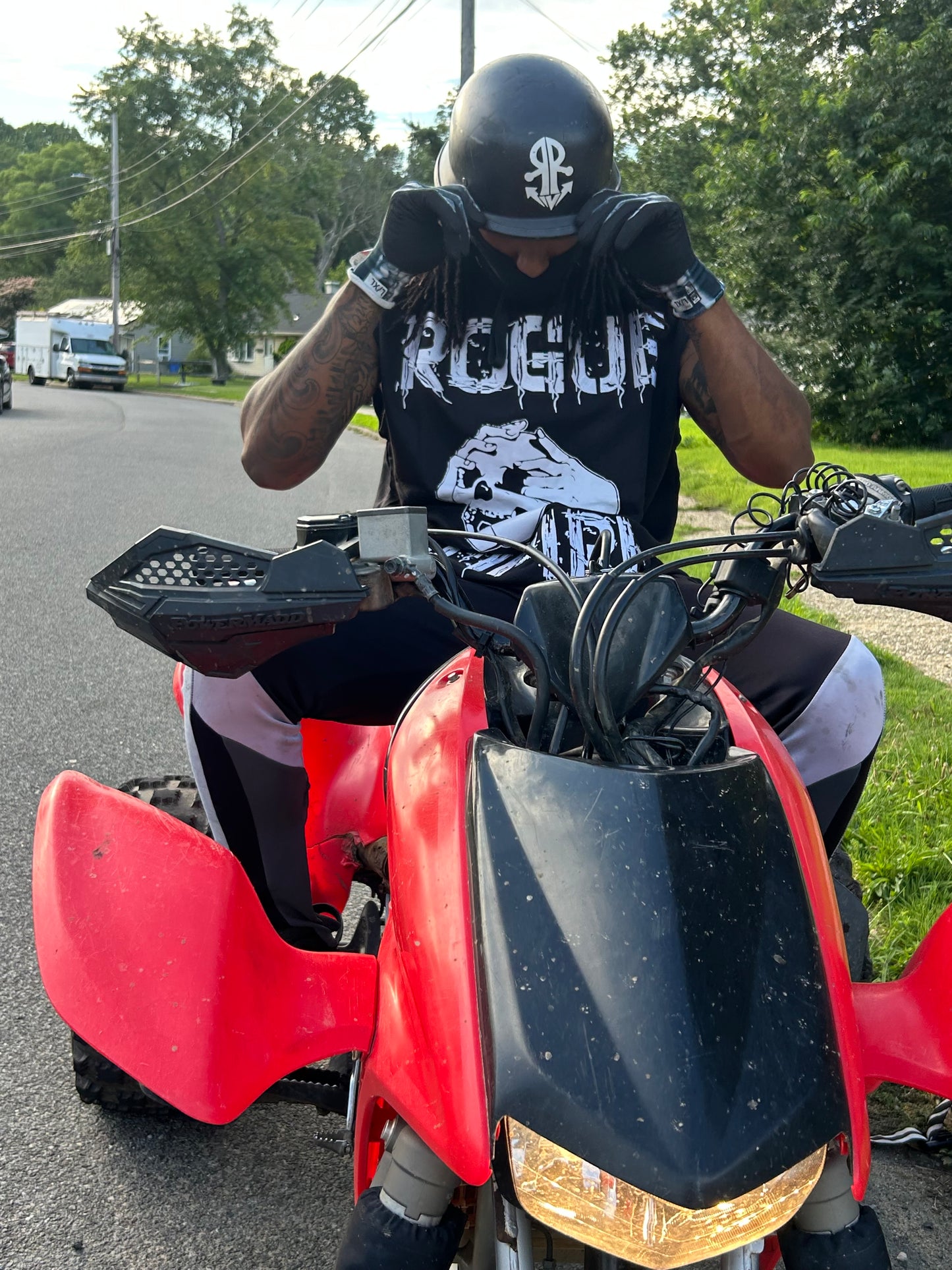 Rogue Empire Black Half-Sleeve Street Tee